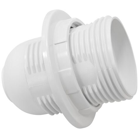 PORTALAMPARAS ROSCADO E27 BL - 250 V