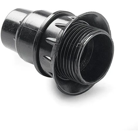 Portalámparas roscado negro con tope y arandela E-14 de Famatel 466