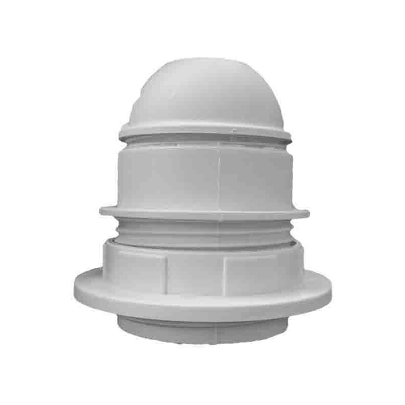 

EDM Portalamparas semiroscado blanco e-27+ arandela edm