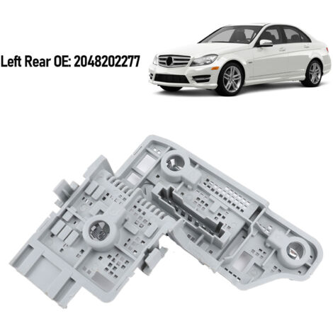 Portalámparas trasero con cable y conector - Compatible con Mercedes Clase C W204 Sedán 2012-2014 - Soporte LED rígido