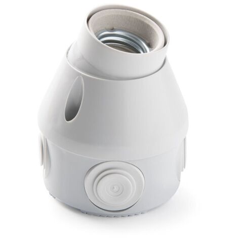 Portalámparas zócalo orientable 360º caja estanca E-27 Famatel 3005