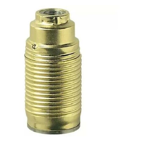 Portalampda in metal attacco piccolo e14 color ottone 1041