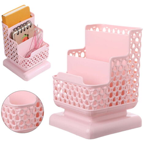Portalápices de tres compartimentos, organizador de escritorio, ideal para rotuladores de pizarra blanca, borradores, etc., cesta de almacenamiento pequeña, adecuada para frigoríficos, pizarras blanca