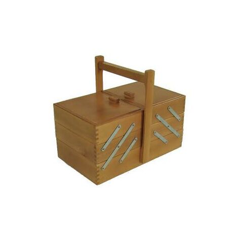 Portalavoro n.12 noce cm34xh18-29,5x20 legno di faggio made in italy
