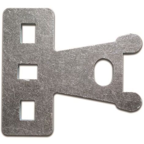 PORTALUCCHETTO PIANO VERTIC ACC ZINC 8X110 MM 2 PZ