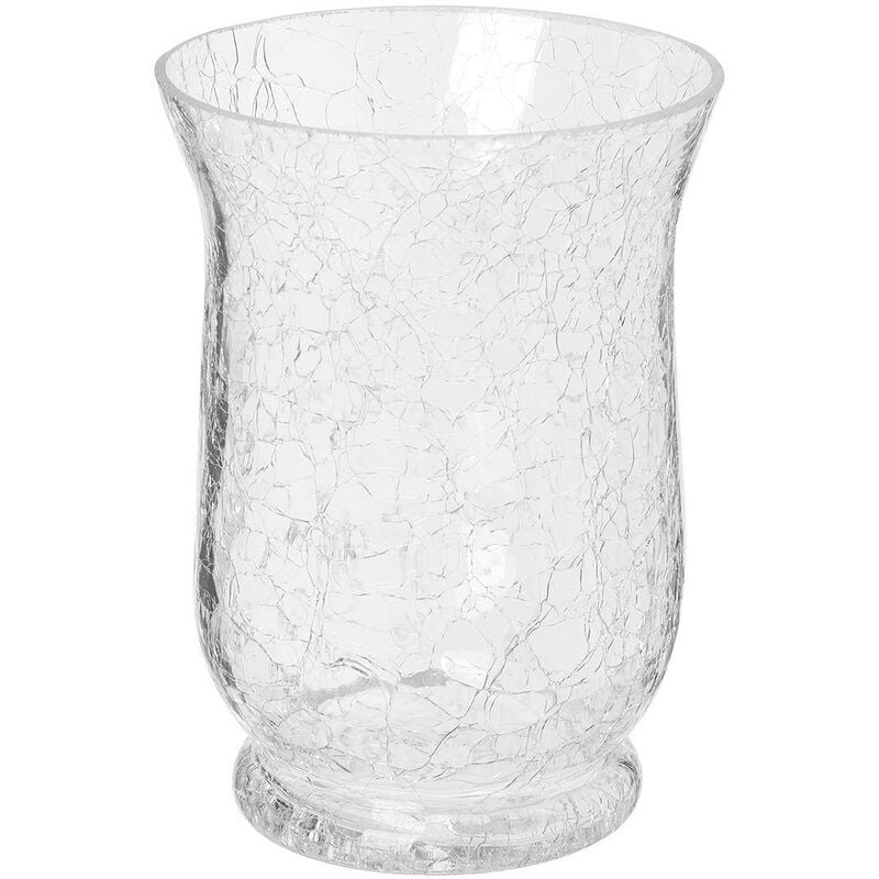 Vaso per candele in vetro crepato h15cm - Atmosphera créateur d'intérieur