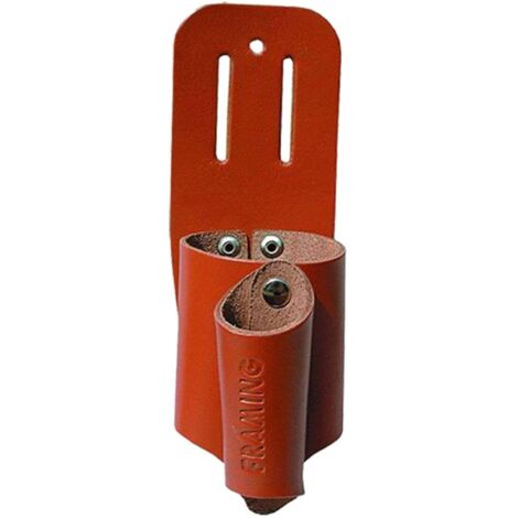 PORTAMATASSINA CON PORTATENAGLIA cuoio