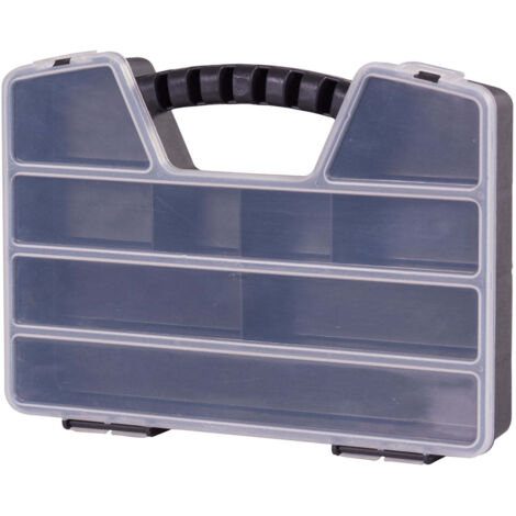 Portaminuterie Brixo 12 divisori – Dimensioni 18x13x4 cm – Coperchio trasparente – Brixo