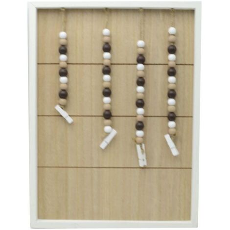 Portanotas rectangular madera lignum cm27x2,5h36