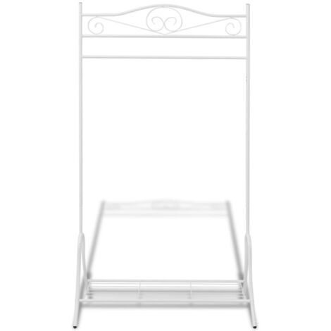 Portant à vêtements Blanc Acier CFW824645