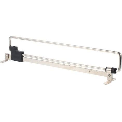 Portant à vêtements coulissant – pour rangement à domicile, gain de place dans la garde-robe – Argenté – 300 mm