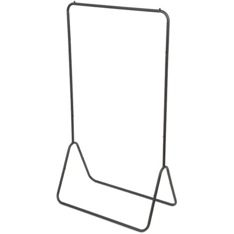Portant à vêtements en métal Fyn noir - COMPACTOR - 80 x 44.5 x H.145.5 CM - Noir