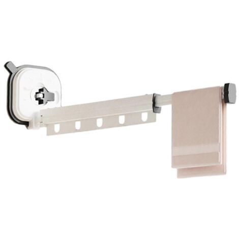 Portant à vêtements télescopique et pliable A