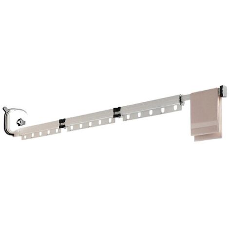 Portant à vêtements télescopique et pliable C