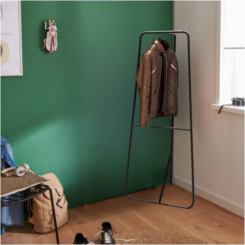 Portant d'angle vêtements métal noir tania