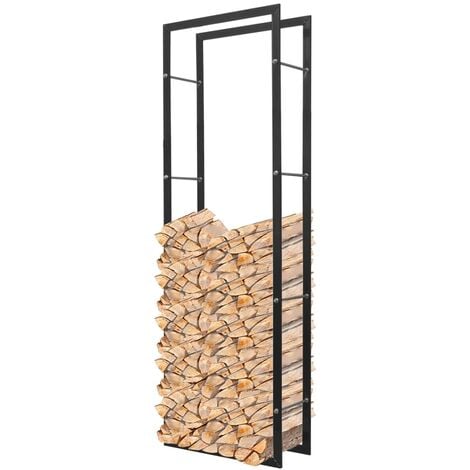 Portant de bois de chauffage rectangulaire 150 cm