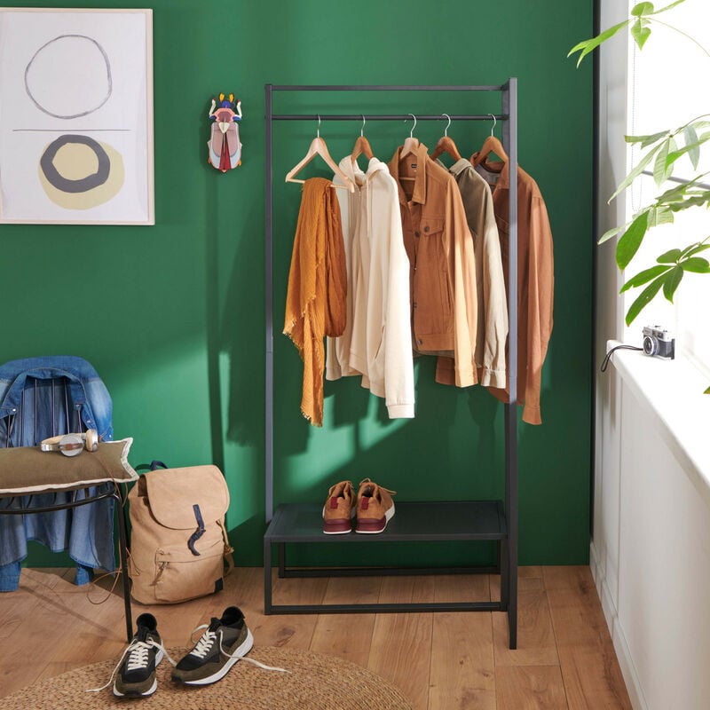 Portant vêtements métal L80 x H165 cm strada