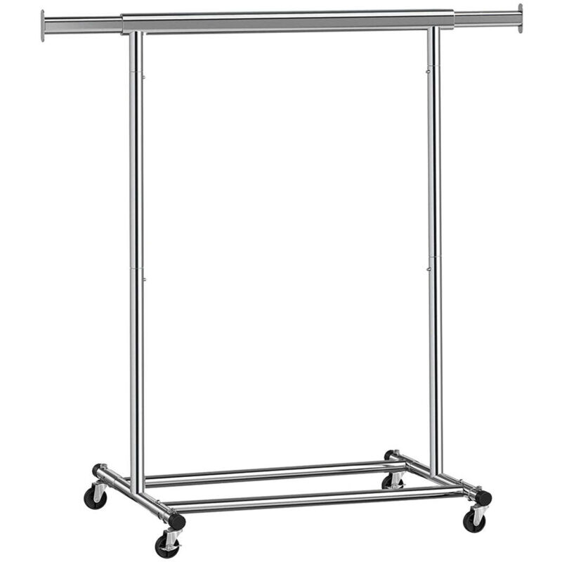 Portant vêtements métallique robuste charge 90 kg