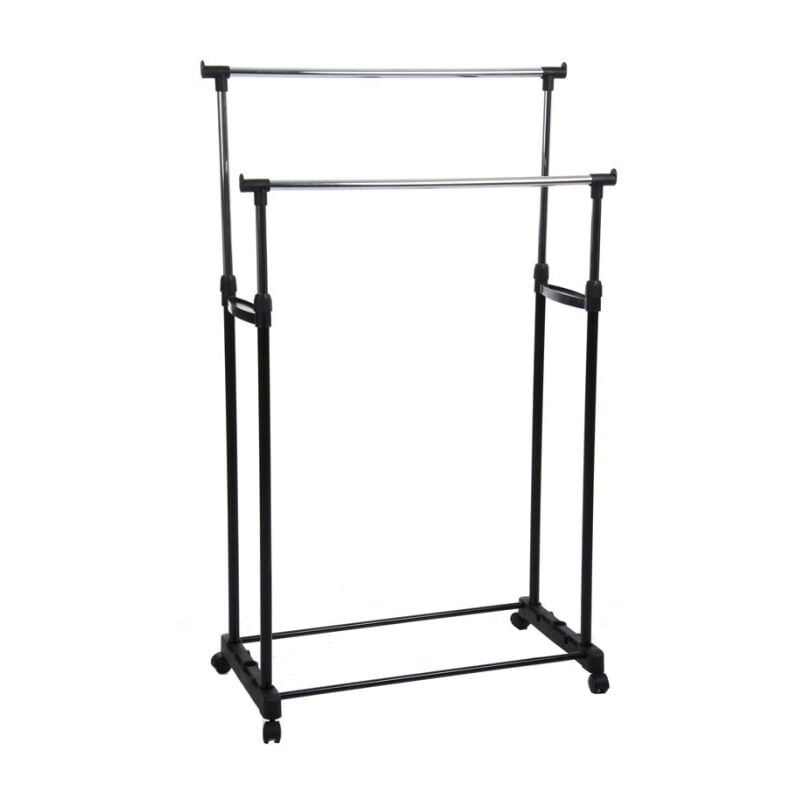 Portant à Vêtements 'Double Barre' 170cm Noir