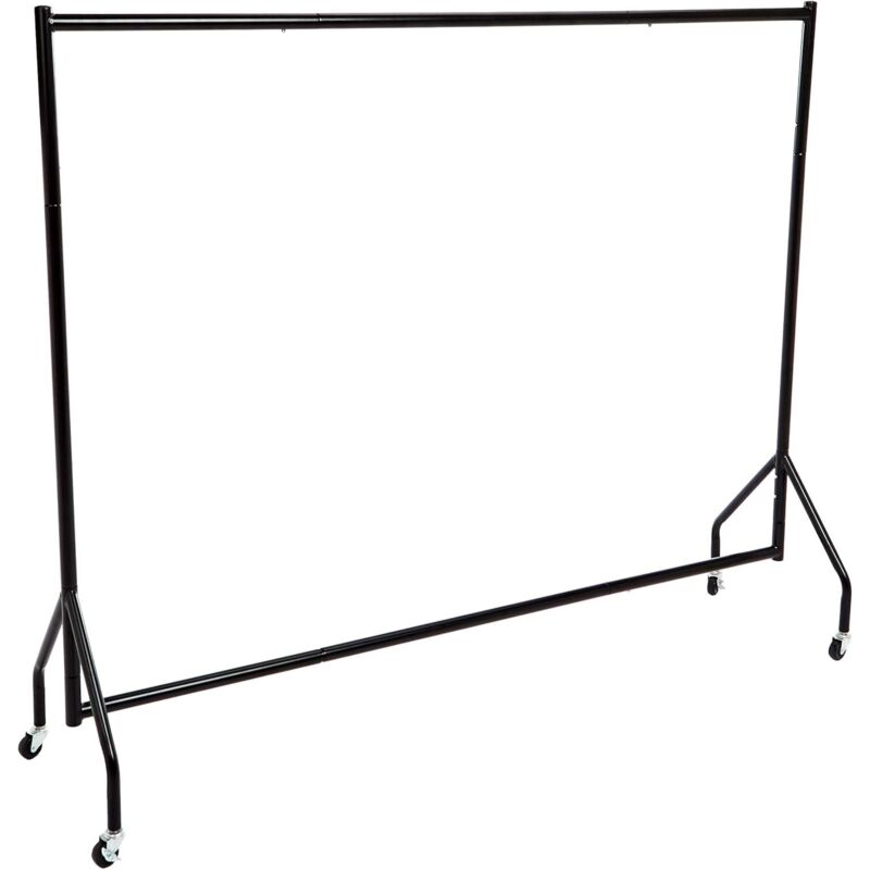 Portants,Tringle pour vêtements Noir 1.82x 1.52 m