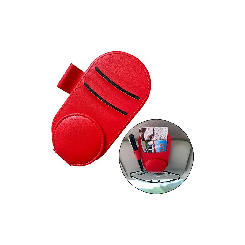 Portaocchiali per visiera parasole per auto, porta...