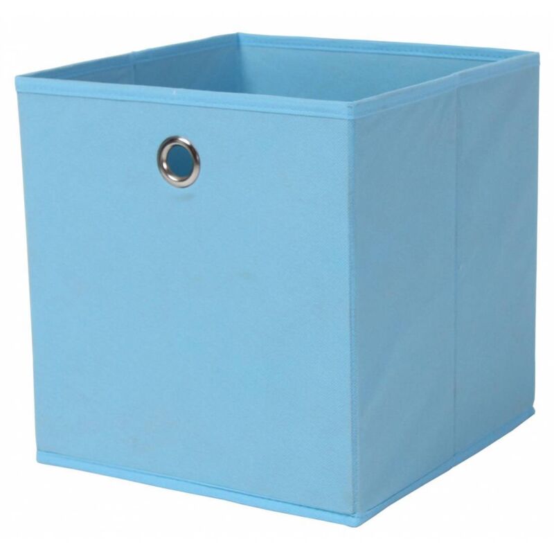 Portaoggetti cubo CM.27X27X28H azzurro