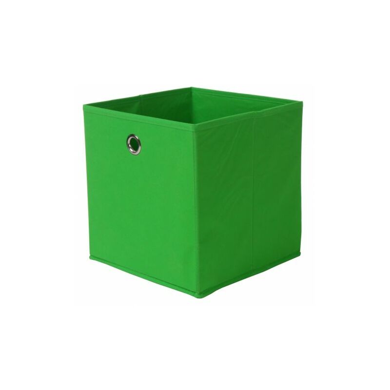Image of Portaoggetti cubo 27X27XH28 cm verde