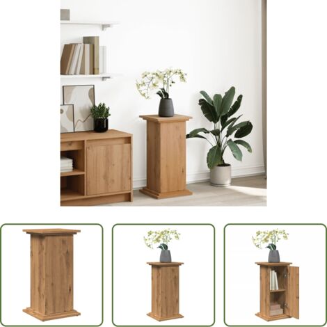 Portaoggetti -  Espositore Portaoggetti Rovere Artigianale 31x30x60 Truciolato