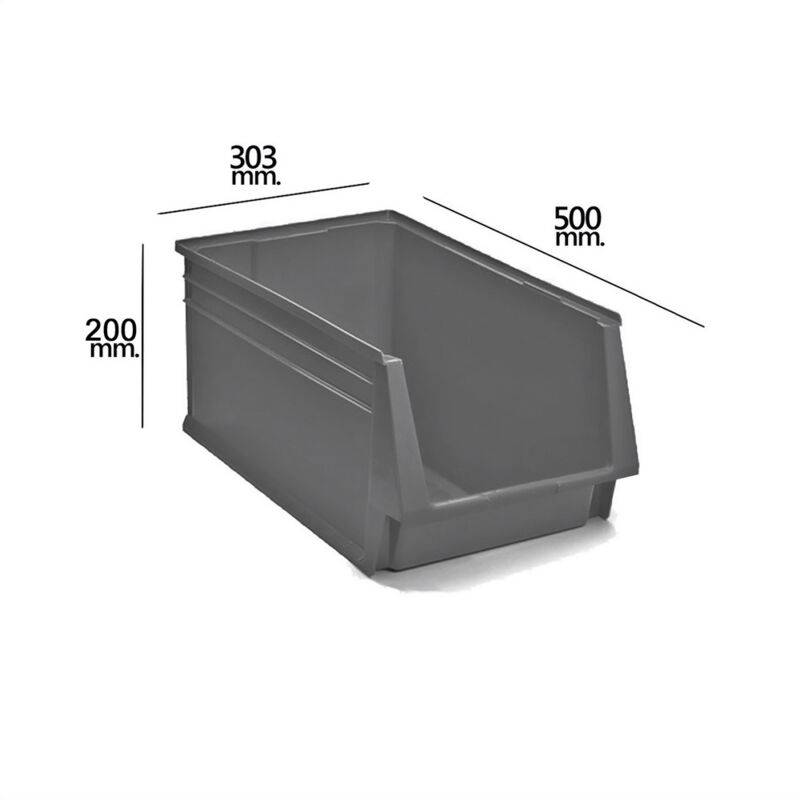 Tayg 21070077 Cassetto impilabile grigio n. 58 500x303x200 mm, Multicolore, singolo