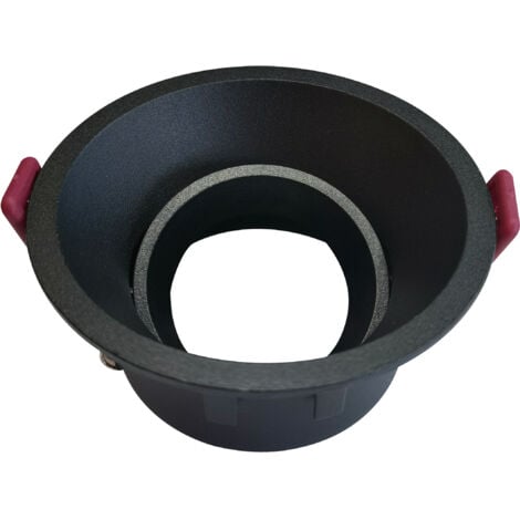 Portaoggetti nero Ø86mm  Senza presa