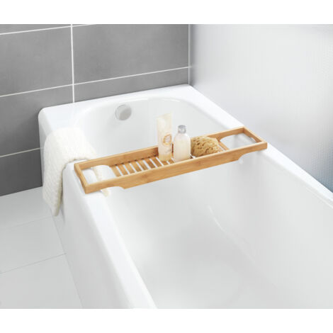 Portaoggetti per vasca da bagno in bambu