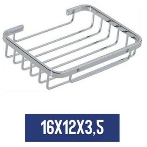 PORTAOGGETTI RETTANGOLARE  INOX 16X12X4cm per BAGNO MAURER