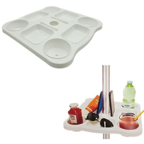Portaoggetti Tavolo Organizer Bevande Smartphone Ombrellone Spiaggia Campeggio