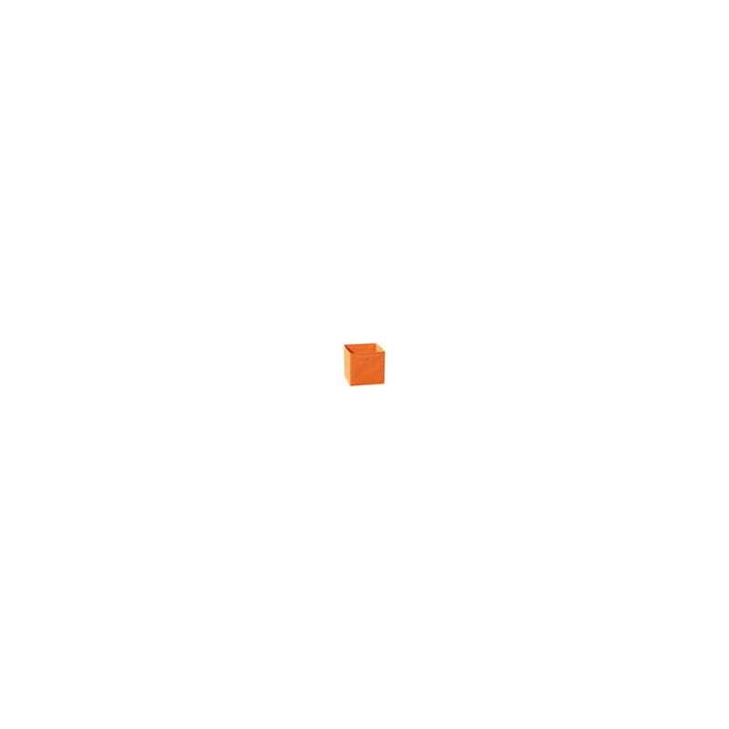 Image of Portaoggetti winny cm 32x32x31h in polipropilene pieghevole diversi colori colore: arancio