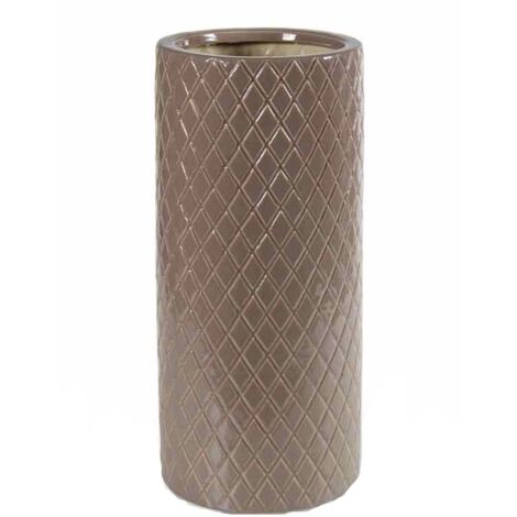 Portaombrelli da ingresso beige salvaspazio h. 51 cm