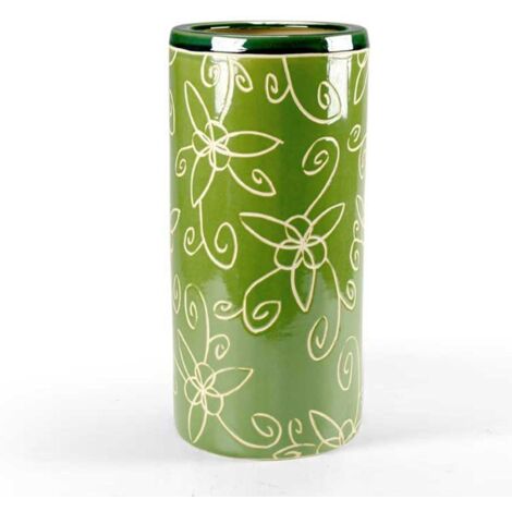 Portaombrelli da ingresso verde salvaspazio design cm 50 h