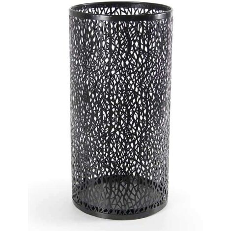 PORTAOMBRELLI IN METALLO TRAFORATO 24 X H48 CM COLORE NERO