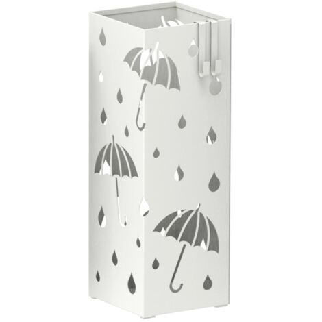 Portaombrelli Ombrello - Bianco - 15x15x43 cm