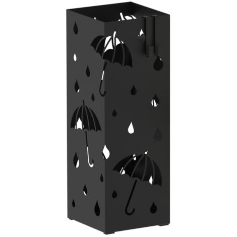 Portaombrelli Ombrello - Nero - 15x15x43 cm