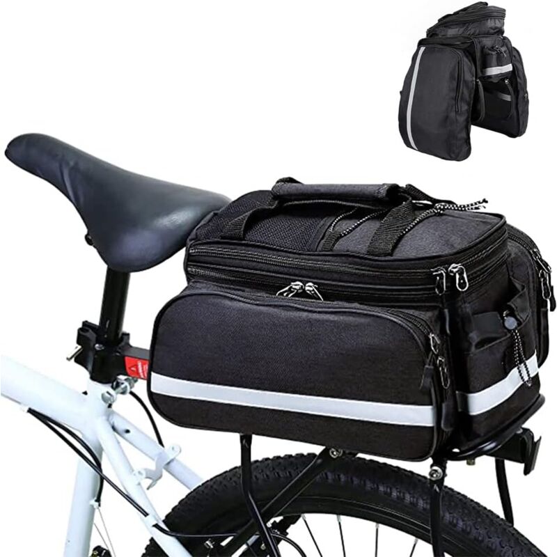 Image of Rapanda - Portapacchi per bicicletta Borse laterali per borsa posteriore per bicicletta Borsa per bagagli antistrappo Borsa per bicicletta