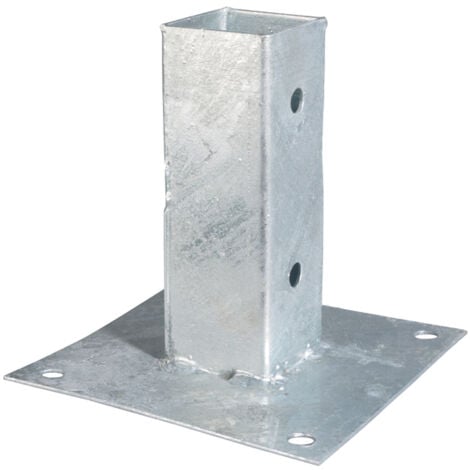 PORTAPALO H15CM AVVITARE PER PALI QUADRI 91X91MM