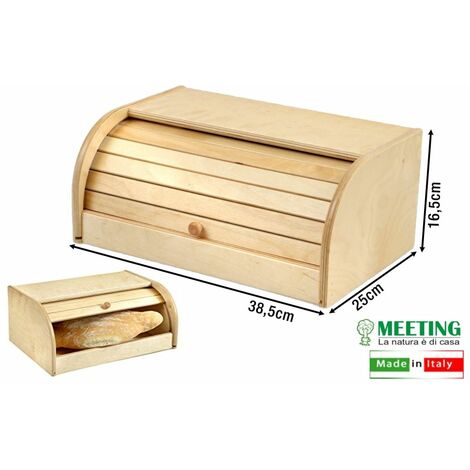 Portapane in legno e ceramiche per - Casalinghi Li Calzi