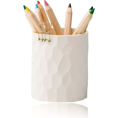 Portapenne in silicone, scatola portaoggetti da scrivania in stile nordico minimalista e moderno, impermeabile, portapenne multifunzionale (beige), set da 2