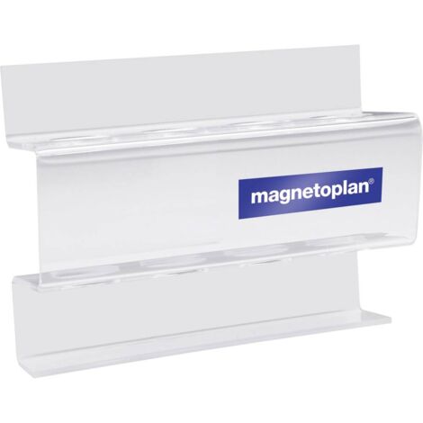 Portapenne magnetico magnetoplan 16712 Trasparente 16712