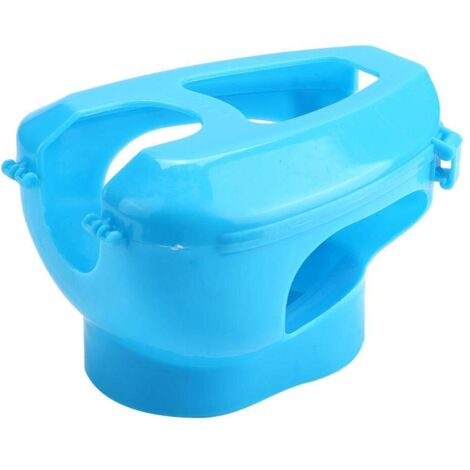Portapiccioni in plastica HEEPDD con telaio fisso e alimentazione facile, progettato per l'alimentazione dei piccioni [Blu] Mangiatoie e mangiatoie automatiche