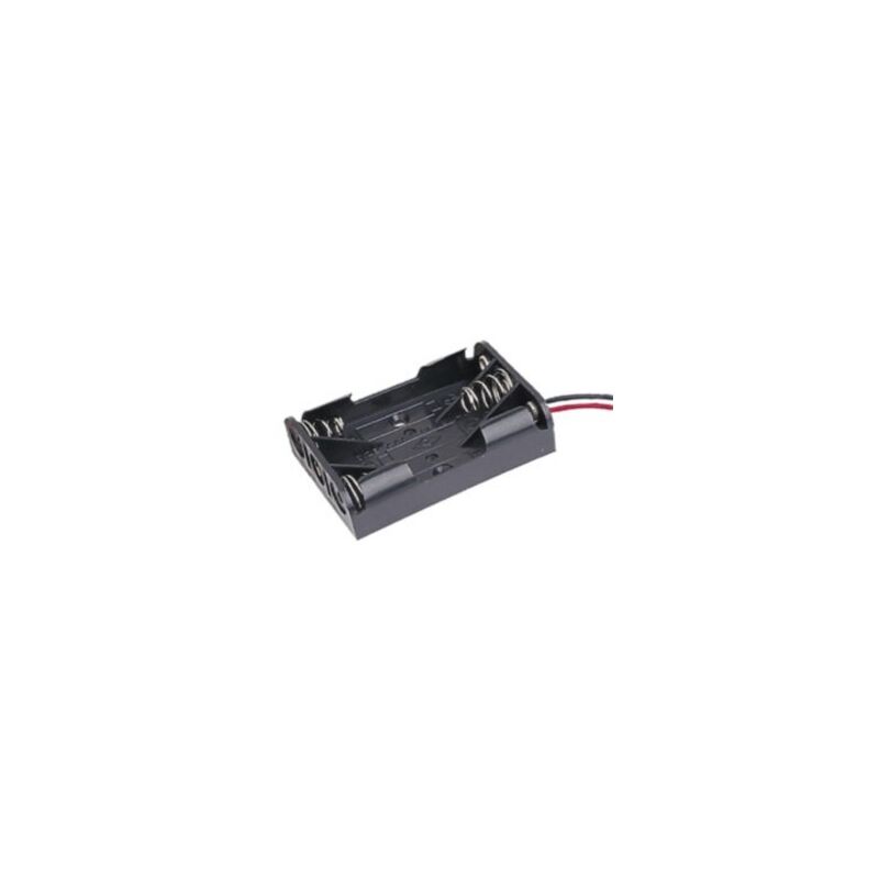 

Portapilas 4 x 1.5 V color negro 33.065/4 8430552029242 - Electro Dh