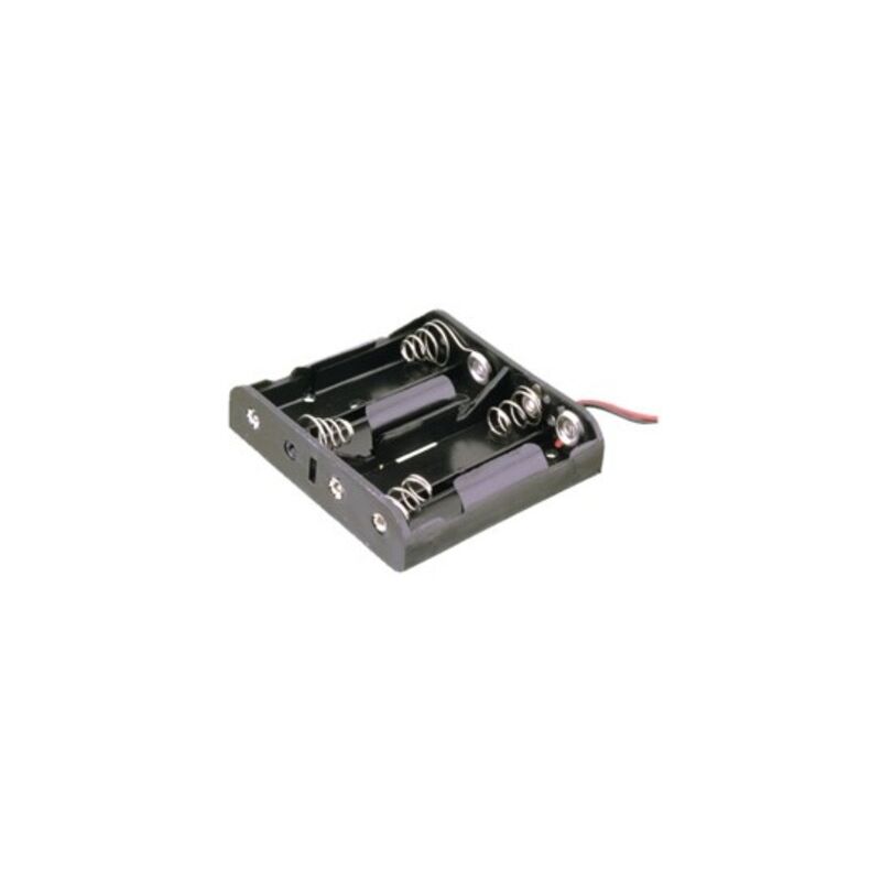 

Portapilas plano para 4 pilas de 1'5V (6V) Nº 4 200 mm de 33.033 8430552029075 - Electro Dh
