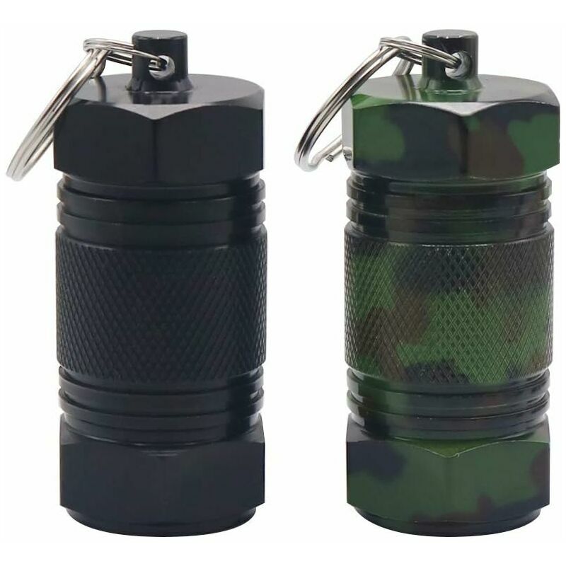 Portapillole impermeabile portachiavi in alluminio...