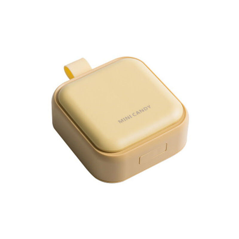 Portapillole portatile per medicinali (giallo)
