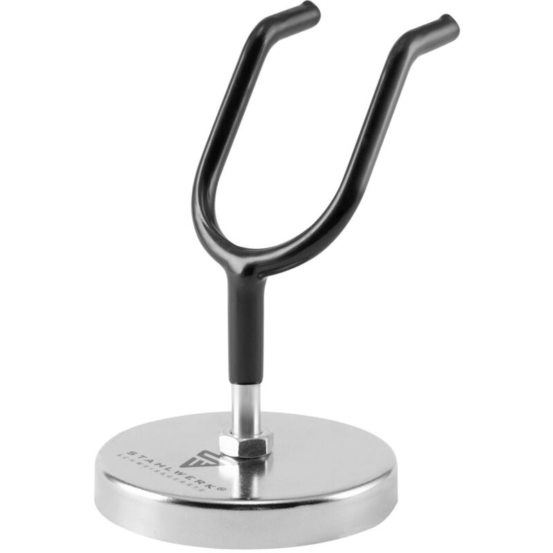 

Portapistolas de pintura con base magnética, soporte universal en estantes y otras superficies magnéticas, negro - Stahlwerk